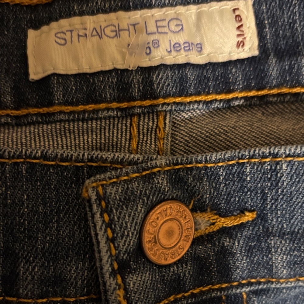 Levi's 505 Jeans women’s size 14 blue straight leg levis 505 Y2k - Picture 15 of 15